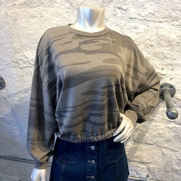 Z Supply Camo Relaxed Pullover - Picture 1 of 3